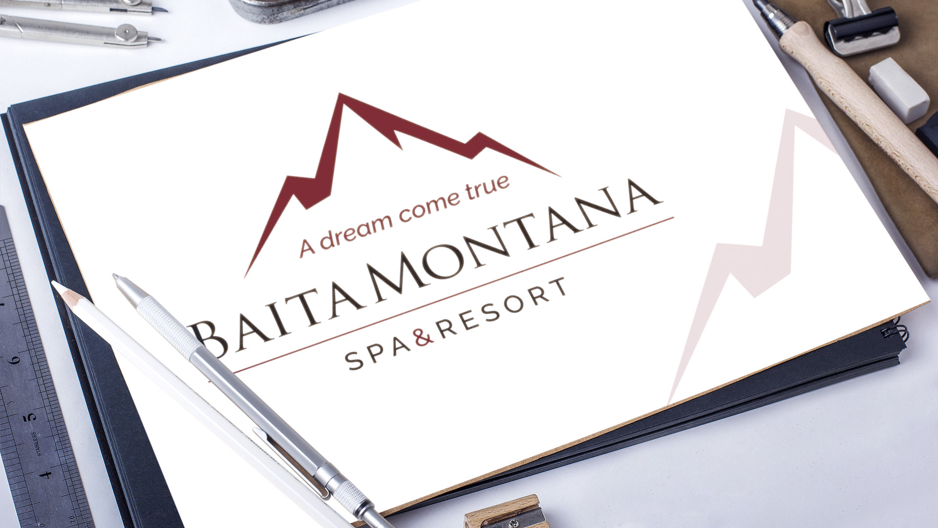 Realizzazione del logo Baita Montana a Livigno